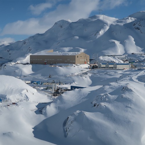 Brucejack Mine construction, January 2017