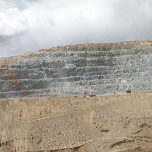 Pirquitas Mine open pit, November 2009